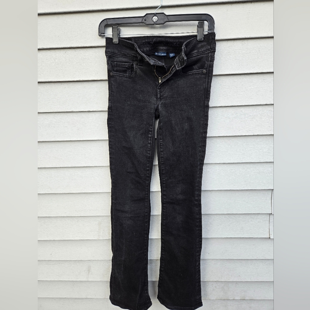 American Eagle Outfitters Women's Dark Jeans Sz 000 Regular Strech - Picture 1 of 8